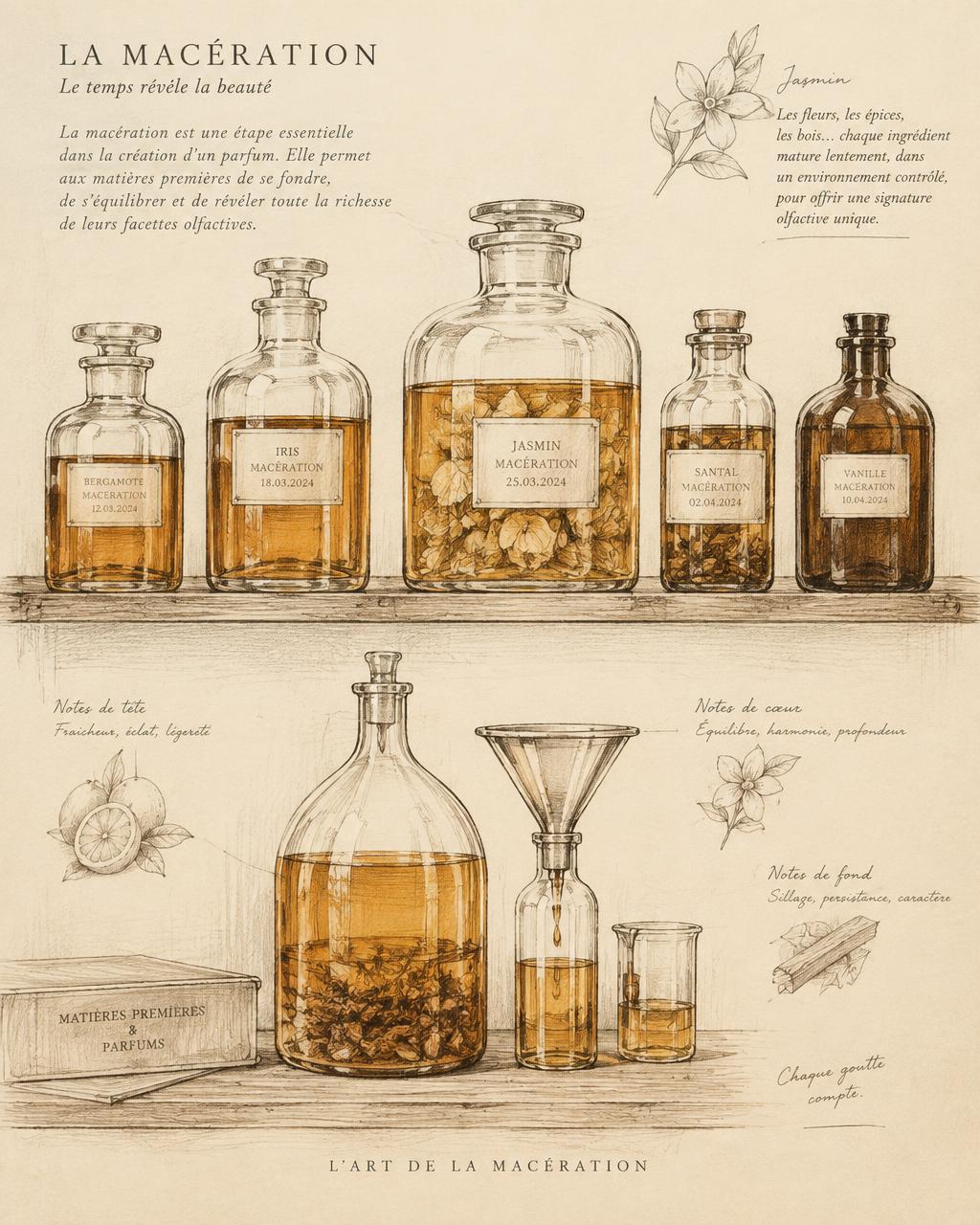 Inside the maceration room