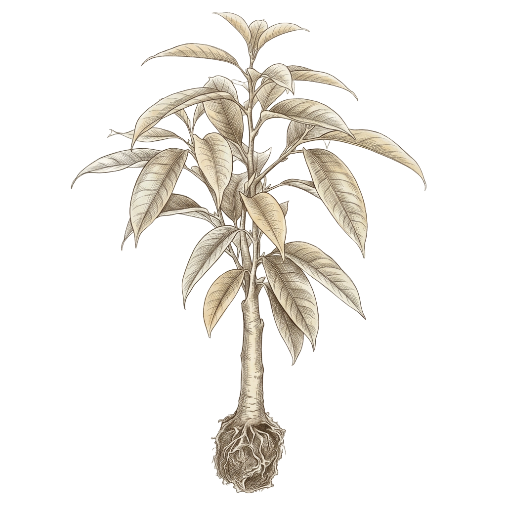 Young Aquilaria tree